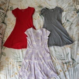Bundle Girls' Short-Sleeve Dresses Size 7/8